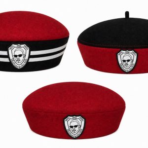 Béret luxe unisexe Kimya Signature – 100% laine fabriqué en France | Édition limitée Mufuankolo