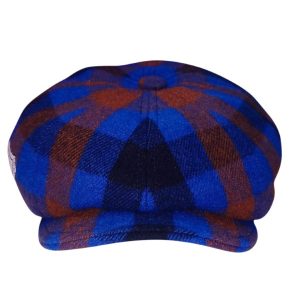 BLUEBURN 1912 Signature Check Newsboy Cap