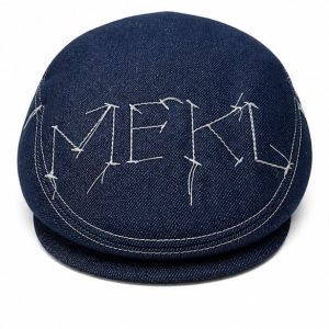 Casquette plate ALIZÉ BRODÉ – Denim Signature – Fabrication française - Mufuankolo