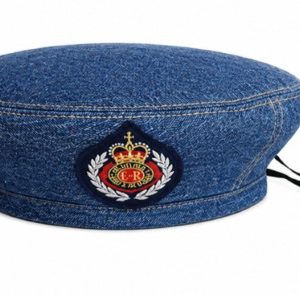Béret SHIZU en coton denim ajustable – Édition limitée Made in France